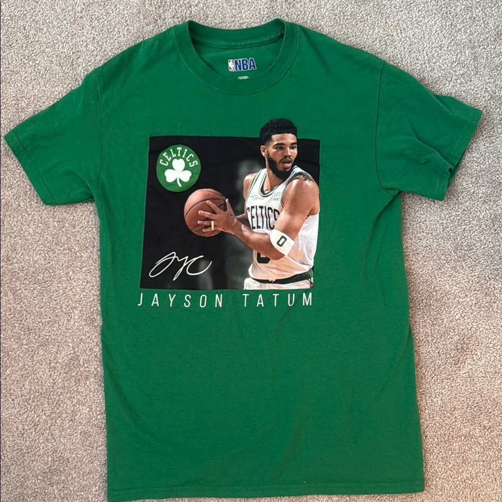 NBA Green Celtics Player Graphic Tee
